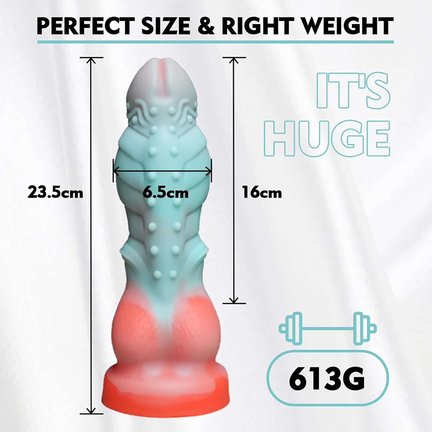 Vibrator with Remote Control, Monster Dildo, Dilator, Alien Dildo, G Spot Prostate Stimulator, Vibrating Massager, Gay Extreme Sex, SM Erotic Sex Toys for Men and Women – Bild 2