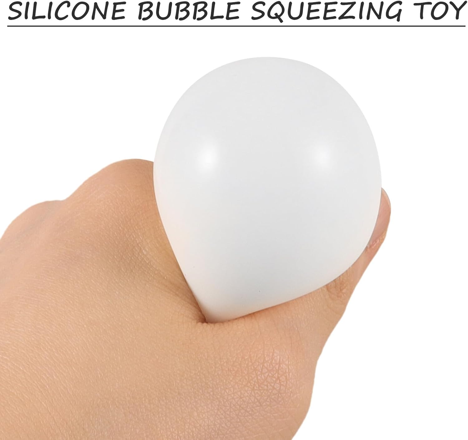 FRCOLOR 5 Stück Teiliges Austauschbarer Squeeze Toy Blaseneinsätze aus Elastischem TPR Material Langlebig und für DIY Puppen und Stressabbauendes Sensorikspielzeug – Bild 8