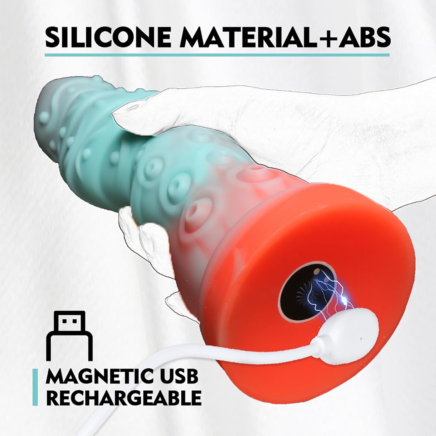 Vibrator with Remote Control, Monster Dildo, Dilator, Alien Dildo, G Spot Prostate Stimulator, Vibrating Massager, Gay Extreme Sex, SM Erotic Sex Toys for Men and Women – Bild 6