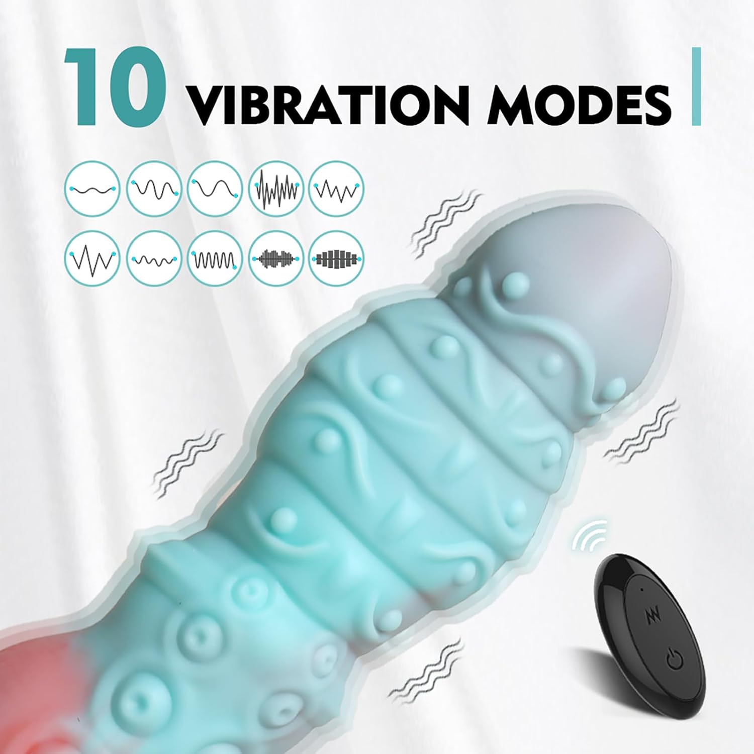 Vibrator with Remote Control, Monster Dildo, Dilator, Alien Dildo, G Spot Prostate Stimulator, Vibrating Massager, Gay Extreme Sex, SM Erotic Sex Toys for Men and Women – Bild 3