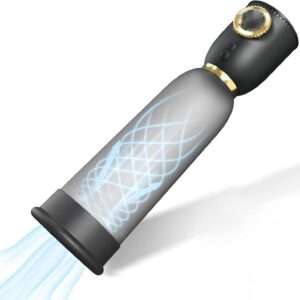 Electric Masturbator for Men, 5 Suction Modes + 2-in-1 Masturbation + Training, Trainer Men Masturbation Sex Toy (Black)