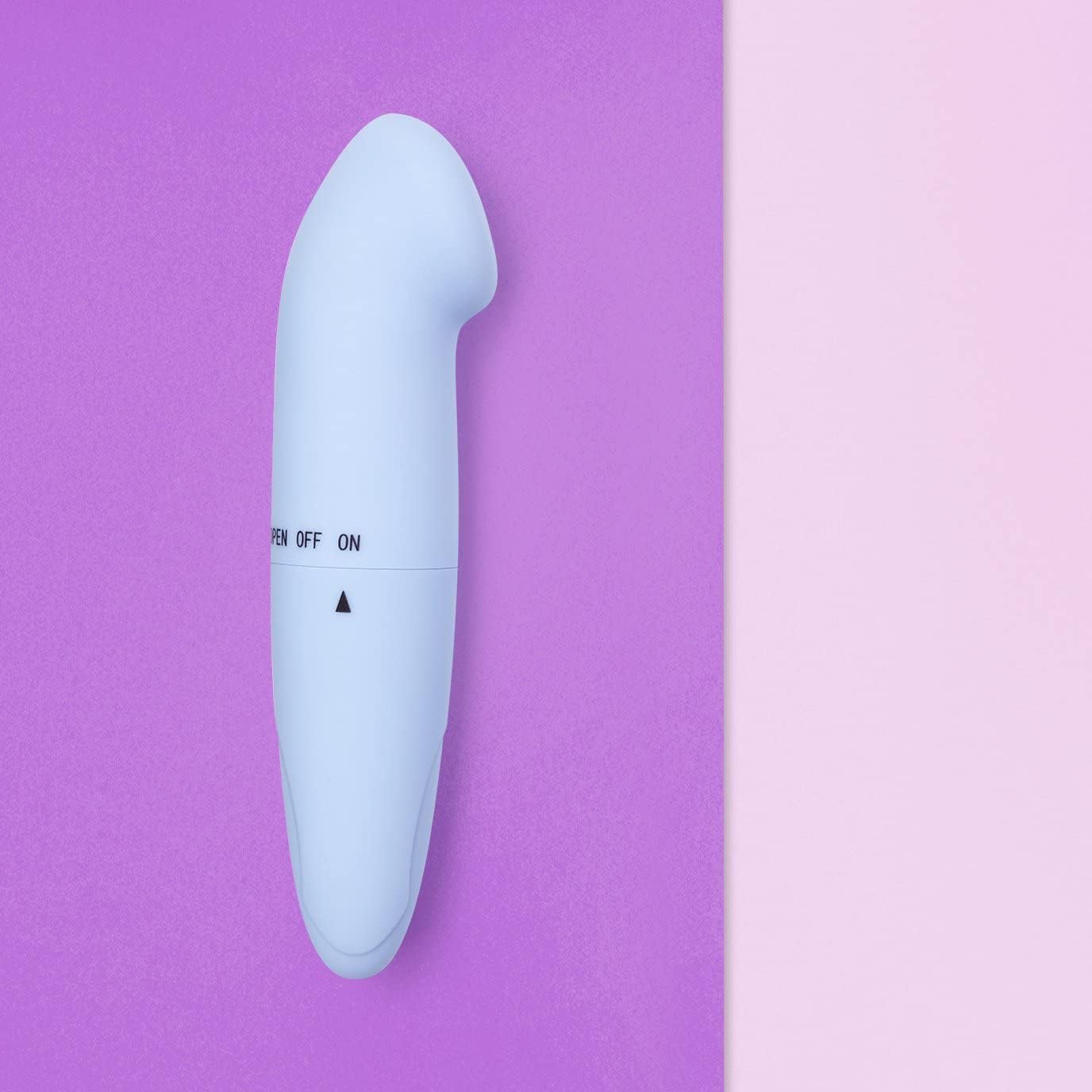 EIS Mini Vibrator 12 cm Sex Toy Vibrator for Women Quiet Clitoral Stimulation Sex Toy for Her Erotic Dildo Stimulation Small Mini Vibrator Perfect for Travel Colour: Blue – Bild 4