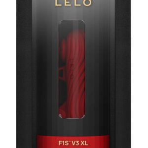 LELO F1S V3 XL Pleasure Console Sex Toy for Men Solo with Bluetooth App, Sex Toy for Men, 8 Modes and Interactive AI Mode, Masturbating for Men, Eectric, Masturbator Cup, Red