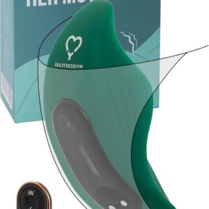 MySecretCase Remote Control Mini Vibrator Pad – Quiet Vibration Sex Toy for Couples, Clitoris Stimulator for Women, Portable Vibrator with Remote Control, Sex Toy for On the Go Sex