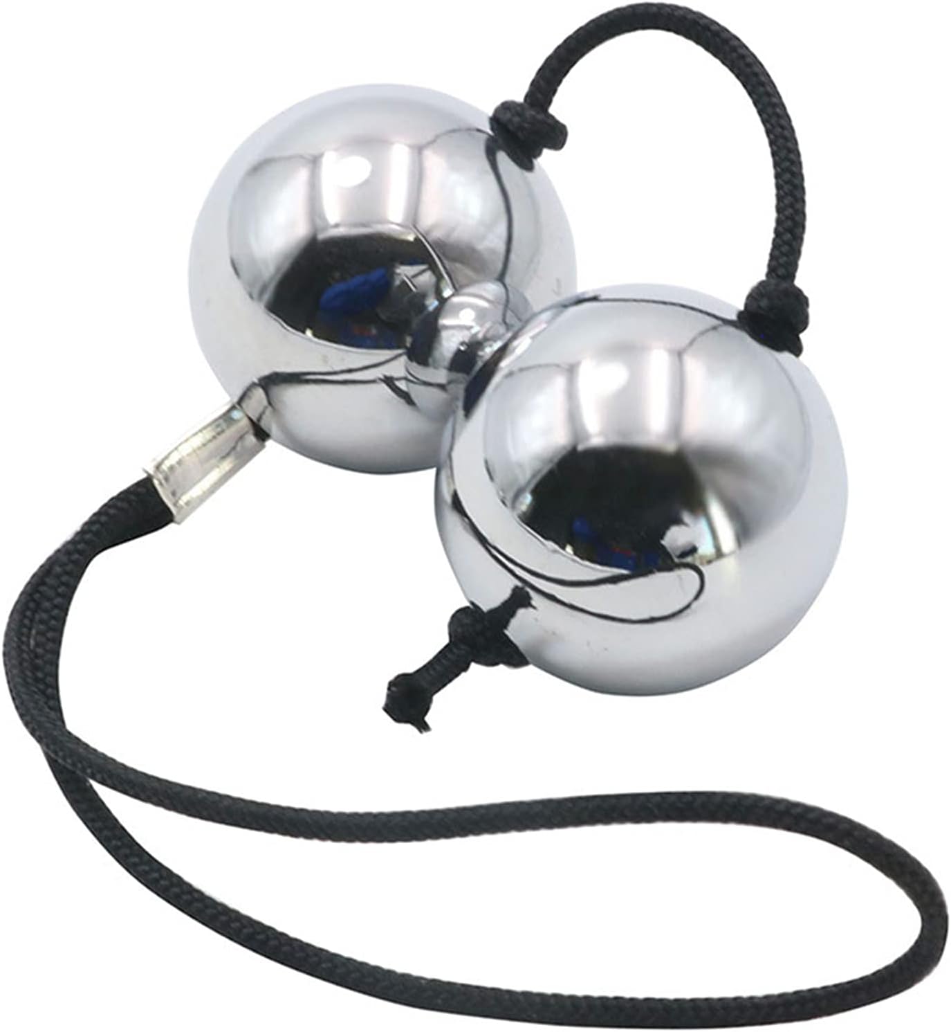 Stainless Steel Plug, Chain, Beads, Beads, Metal Prostate Massager, G-Spot Stimulator, Masturbator, Butt Plug, SM Sex Toy for Women, Men, Couples (25 mm + 30 mm)