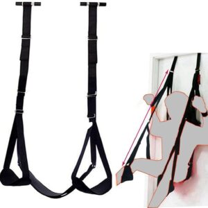 Love Swing Door Hanging Sex Swing with Adjustable Straps Comfortable Sex Swing for Couples Sex Furniture Sex Toys for Couples 100kg Load Capacity