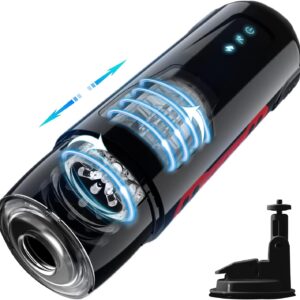 Electric Masturbator Cup, Masturbating Man with 7 Range Frequencies and Rotation Modes, Pocket Pussy Pussy Realistic Vagina, Masturbating for Men, Pocket Pussy Masturbators