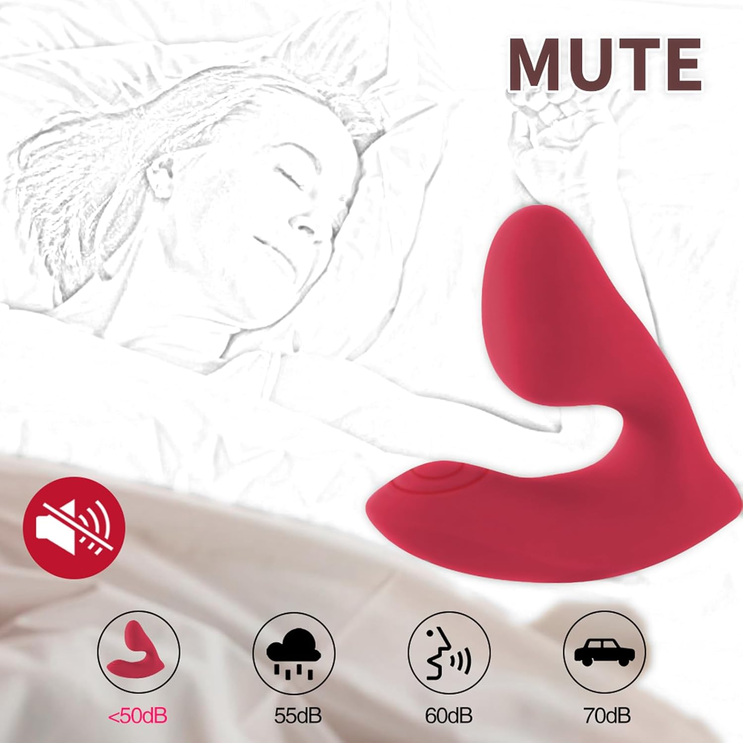 TYDAY G-Spot Vibrator, Vaginal Stimulator, Clitoral Stimulator, Nipple Vibration, Vibrator, App Controlled Vibrator, Female Masturbation Device, Sex Toy for Adults, Couple Flirting Accessories – Bild 4