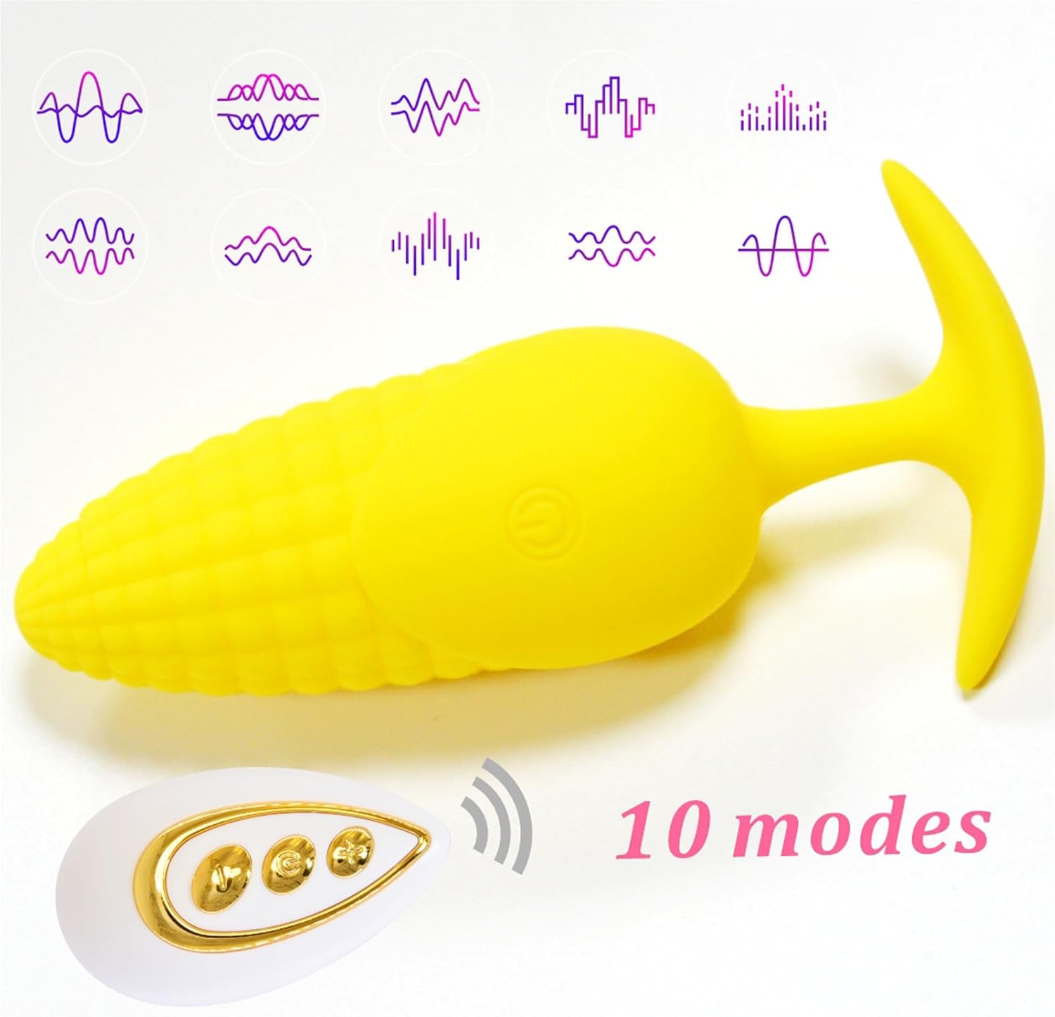 Vibrating Egg Female Vibrator Clitoral G-Spot Vibrator, Dildo Plug, Portable Prostate Stimulator Couples Vibrator with 10 Vibration Modes, Sex Toy for Women, Couples, Adults – Bild 5