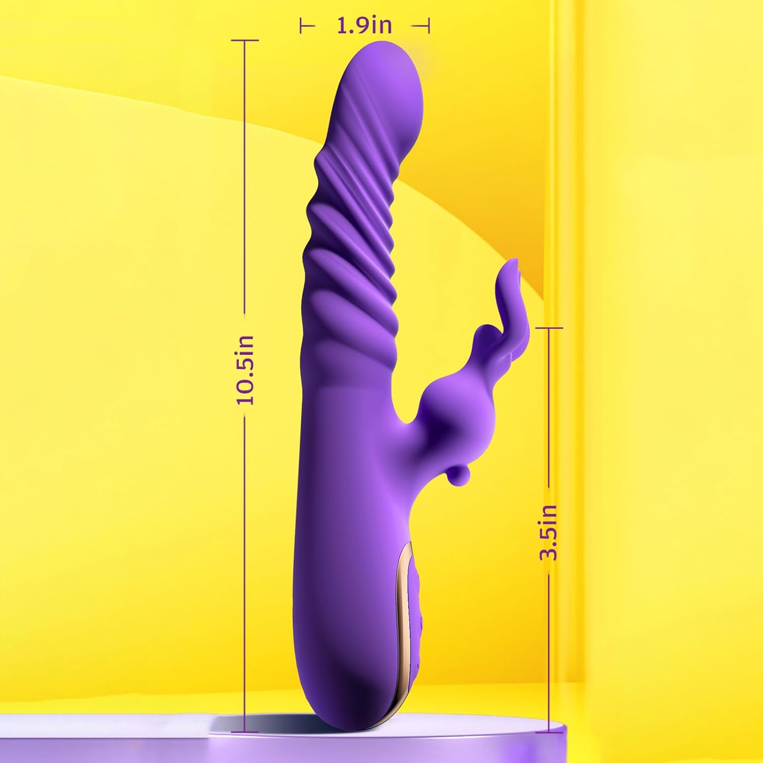 TYDAY G-Spot Vibrator, Clitoral Stimulator, Nipple Massager, Rabbit Vibrator, Retractable Vibrator, Female Masturbator, Flirting Toy for Couples, Ideal Solo Toy for Women – Bild 7