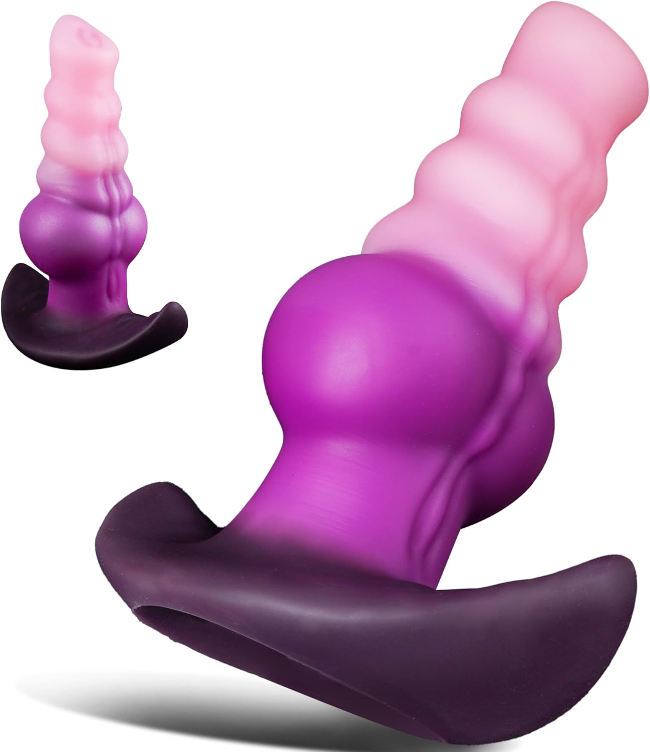 Butt Plug, Plug, Butt Plug, Silicone with Suction Cup, Large XL for Men, Women, XXL Prostate Plug, Extreme Plugs, Dildos, Stretching Trainer, Fantasy, Monster Knot, Animal Dildo, Sex
