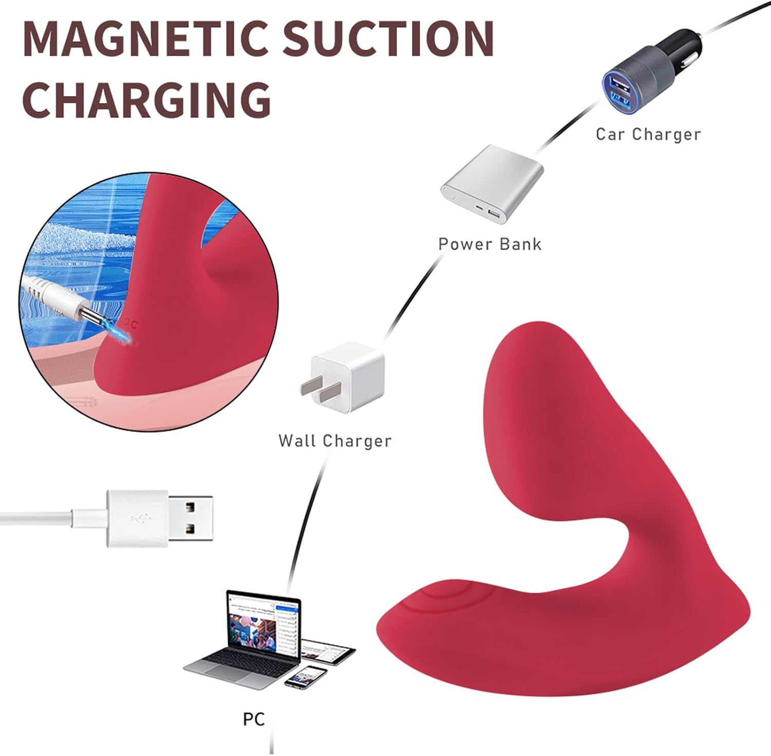 TYDAY G-Spot Vibrator, Vaginal Stimulator, Clitoral Stimulator, Nipple Vibration, Vibrator, App Controlled Vibrator, Female Masturbation Device, Sex Toy for Adults, Couple Flirting Accessories – Bild 3