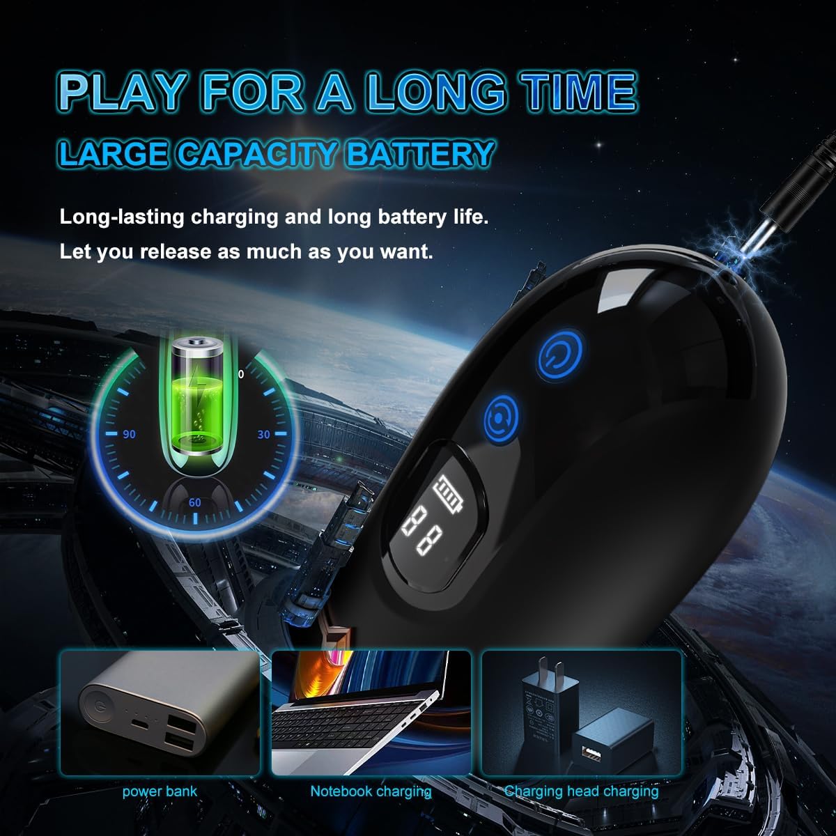 Electric Masturbator Cup with 5 Modes, Telescopic Function, 5 Rotating Massage Functions and 10 Vibrations, Sex Toy for Men, Masturbating for Men, Pocket Pussy Masturbators – Bild 5