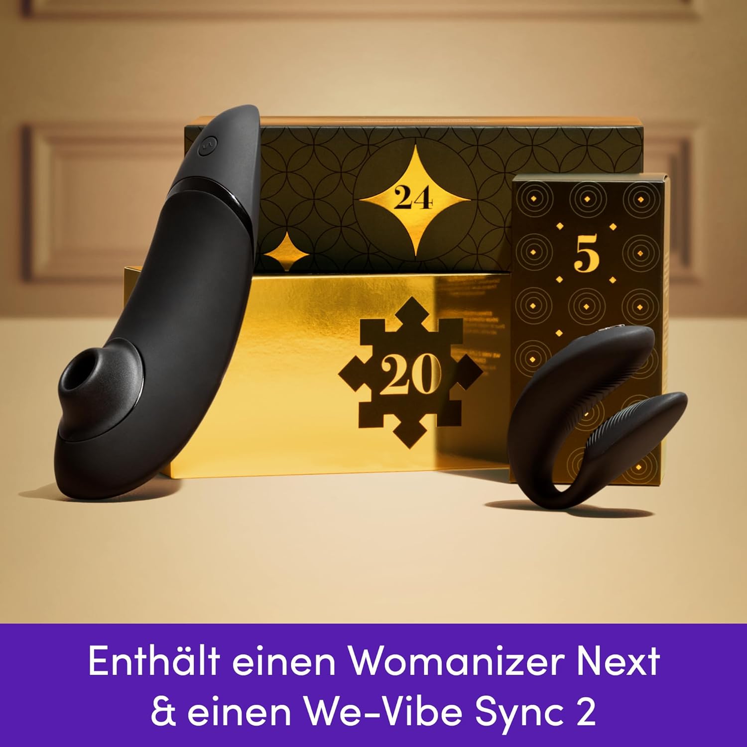 Womanizer Luxury Erotic Advent Calendar 2025 | 24-Day Sex Toy Gift Set | Erotic Toy for Men, Women and Couples | Vibrators, Masturbators Lubricant and Much More | Worth over €800 – Bild 3