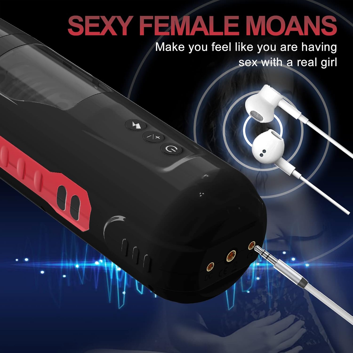 Electric Masturbator Cup, Masturbating Man with 7 Range Frequencies and Rotation Modes, Pocket Pussy Pussy Realistic Vagina, Masturbating for Men, Pocket Pussy Masturbators – Bild 3