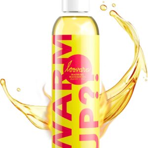 Loovara WarmUp! – Erotic Massage Oil (250ml) | Warming Love Oil for Pre-Sex Stimulation, Sweet Scent for Foreplay and Partner Massage | Natural Oils, Dermatologically Tested | Made in EU