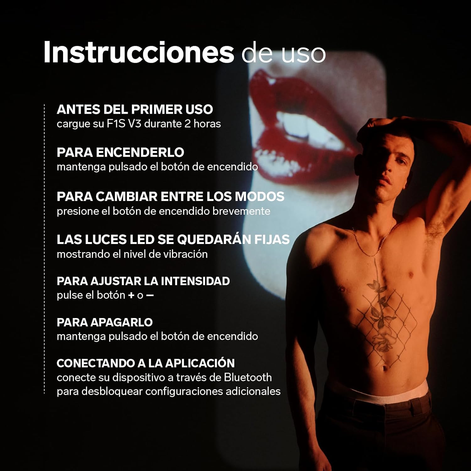 LELO F1S V3 XL Pleasure Console Sex Toy for Men Solo with Bluetooth App, Sex Toy for Men, 8 Modes and Interactive AI Mode, Masturbating for Men, Eectric, Masturbator Cup, Red – Bild 3