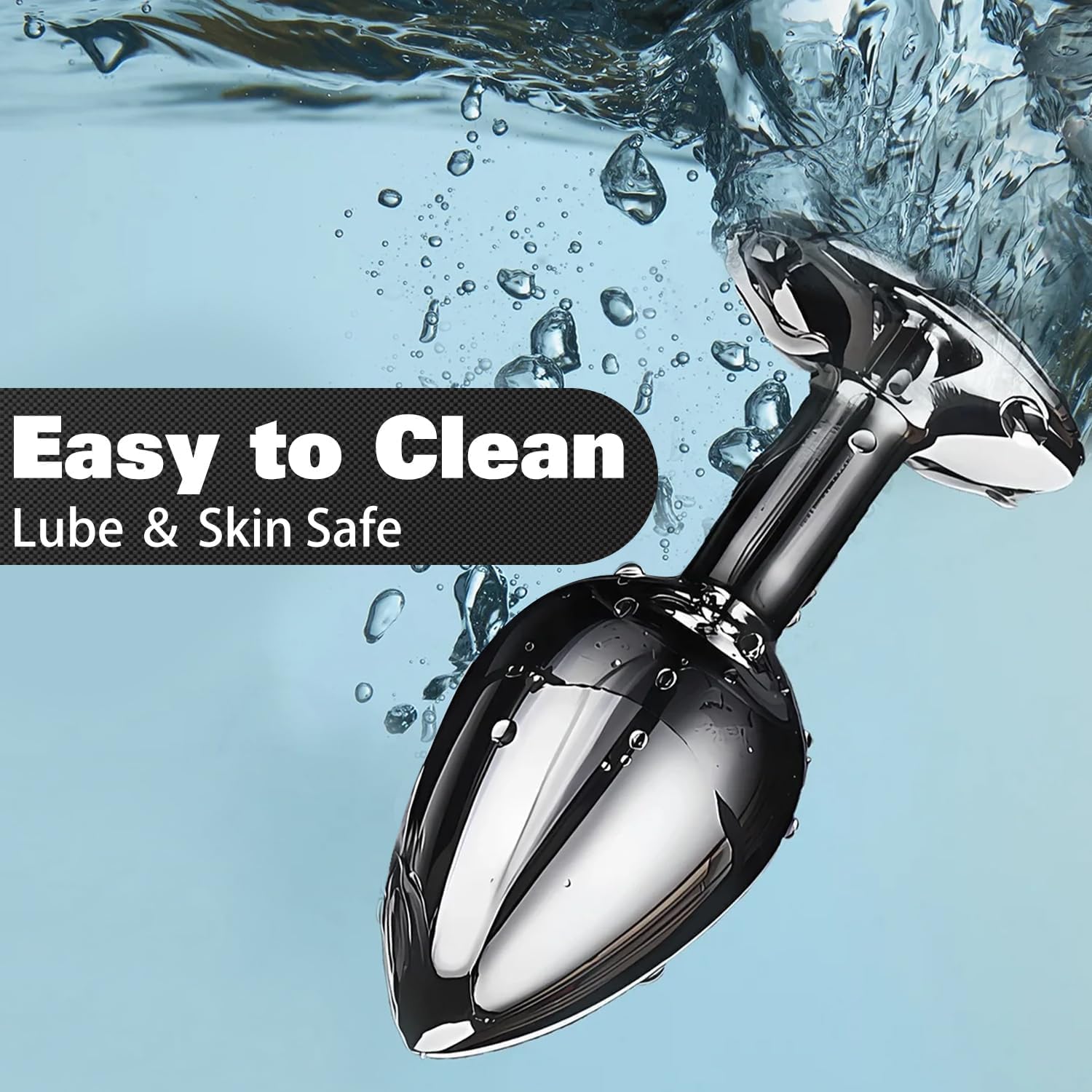 Plug Set, Premium 3 Sizes, Butt Plugs Made of Metal, Comfortable and Safe, Toys for Men and Women, Hygienic Toy, Experience for Beginners and Advanced Users – Bild 8