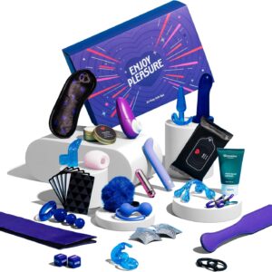 Womanizer Enjoy Advent Calendar 2025, 24-Day Sex Toy Gift Set for Couples, Erotic Toy for Men, Women and Couples, Vibrators, Masturbators and Lubricant