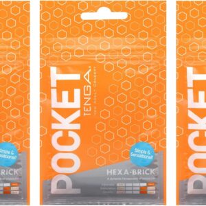 Pocket TENGA Hexa BRICK (3 PIECES SET)