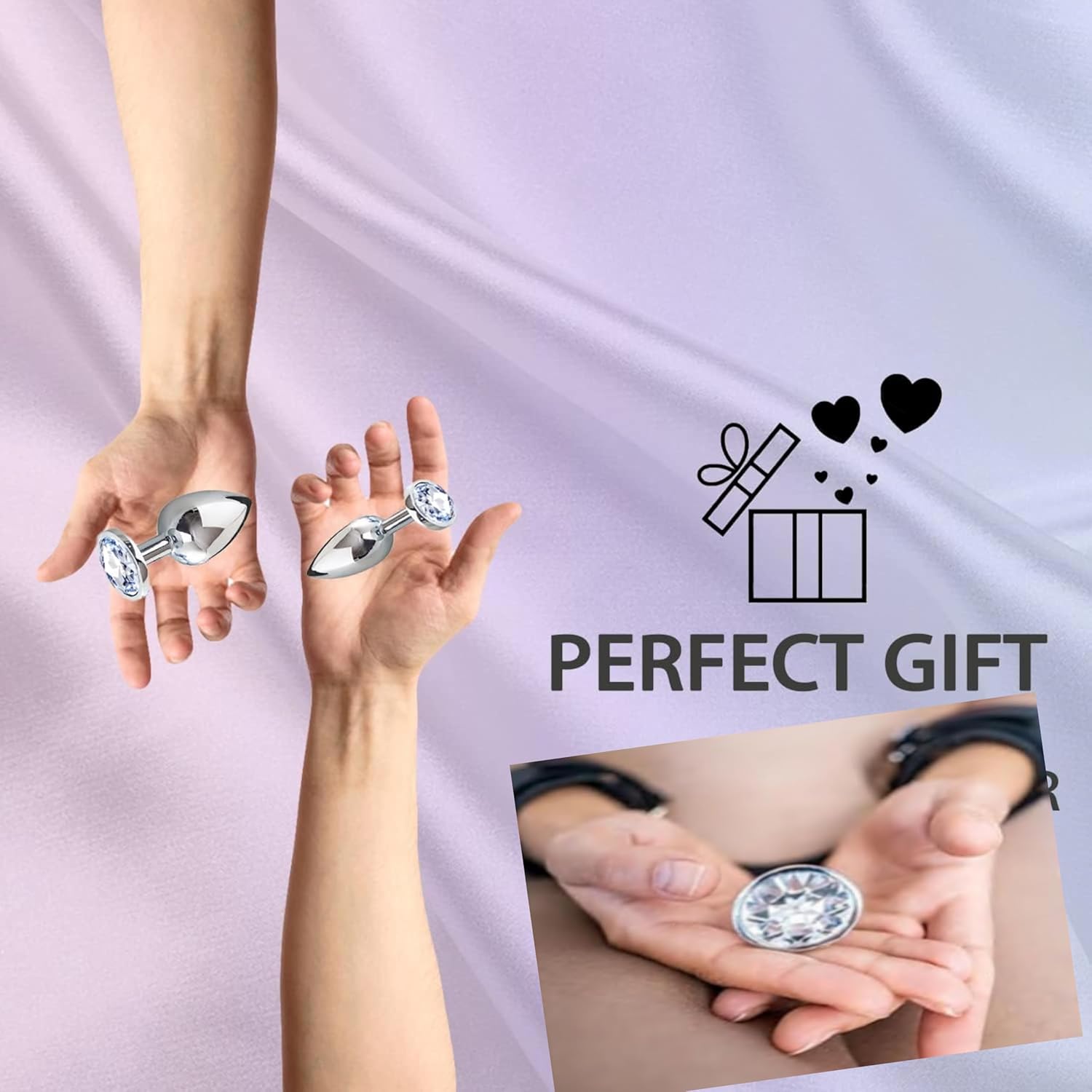 Plug Set, Premium 3 Sizes, Butt Plugs Made of Metal, Comfortable and Safe, Toys for Men and Women, Hygienic Toy, Experience for Beginners and Advanced Users – Bild 6