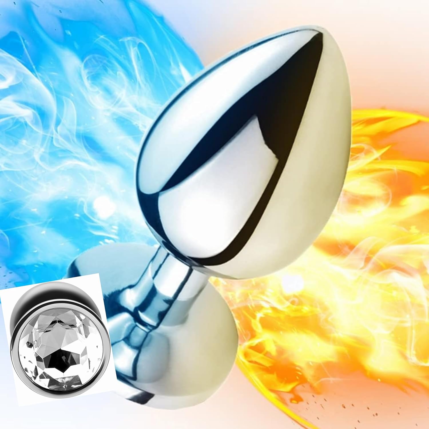 Plug Set, Premium 3 Sizes, Butt Plugs Made of Metal, Comfortable and Safe, Toys for Men and Women, Hygienic Toy, Experience for Beginners and Advanced Users – Bild 4