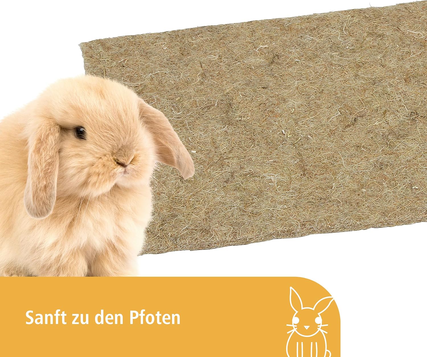 Kerbl Hemp Rodent Mat, 40 x 100 x 1 cm – Bild 3