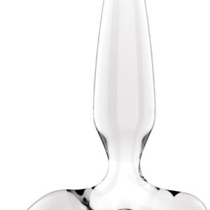 Satisfyer Triple Crystal 2 Glass Dildo, 3-in-1 Glass Sex Toy with Shaft, Ball & Plug, Temperature Play Dildo, For & Vaginal, Borosilicate Glass, Gliding & Hygienic