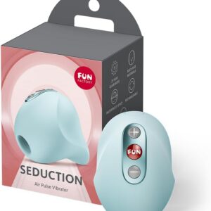 Fun Factory Seduction Pressure Wave Vibrator for Women Non-Contact Clitoral Stimulation 11 Pressure Wave Programmes IPX7 Waterproof USB-C