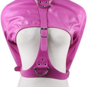 SM Bondage Mono Glove Bondage Bondage Hand Cuffs (Deep Pink)