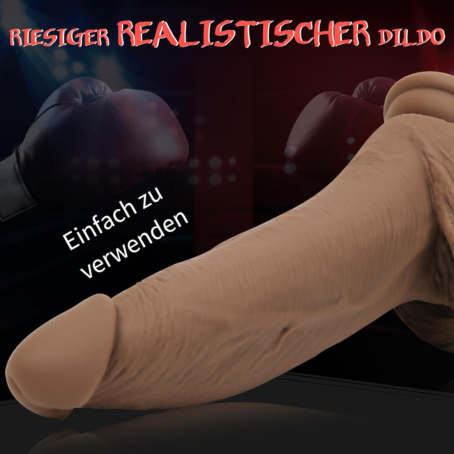 HIVEFUN Dilo Tail for Women, Realistic Dildos, XXL Dildo Sex Toy for Women, 25.4 cm Dildo with Suction Cup, Dilo Tail for Men, Large Sex Toy, Silicone Erotic Sex Toy for Couples, Extreme – Bild 4