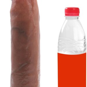 AMZII Giant Dildo Large Dildos – 24.5 x 5.4 cm Big Dildo Liquid Silicone with Strong Suction Cup, Plug Dildos Dildo Butt Plug, Dilo Tail Plug Sex Toy for Women Men Couples (XL)