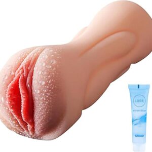 600 g 2-in-1 Realistic Sex Toy for Men Couples Pocket Pussy for Masturbator Sex Doll TPE Pocket Pussy, 3D Textured Channels Masturbation Cup Sex Toys Sex Toy for Men – Flesh