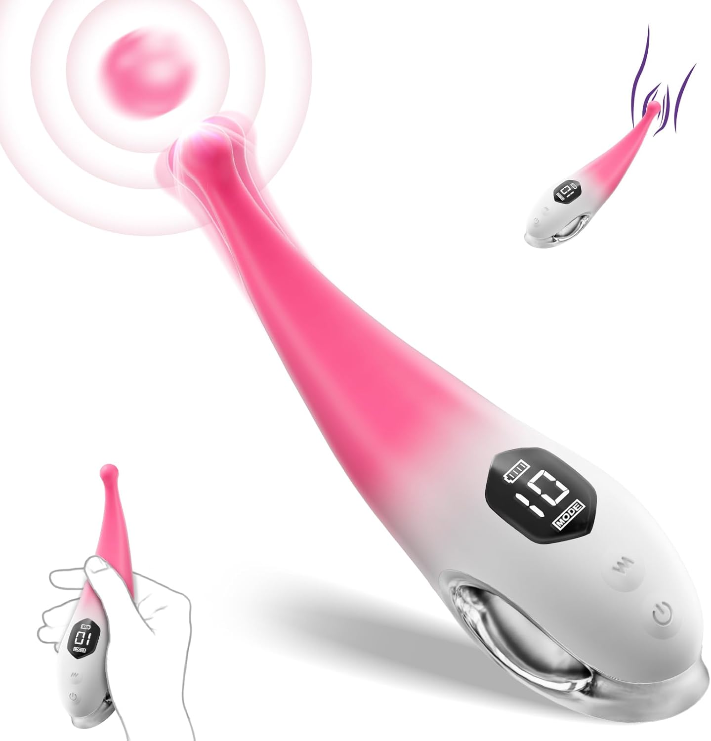 Rinofans Vibration for Women Clitoris Vibrator Sex Toy for Women and Couples Extreme Sex - G Spot Vibrators with 10 Mode Strong Quiet Clitoris Stimulator for Her Dildo Sex Toys for Men