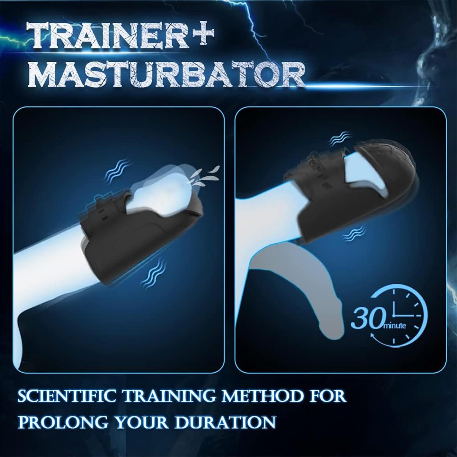 360° Covering Electric Trainer Vibrator Masturbator with 10 Powerful Vibrations Exerciser Masturbator Adjustable Size Automatic Masturbator Cup for Men Couples – Bild 5