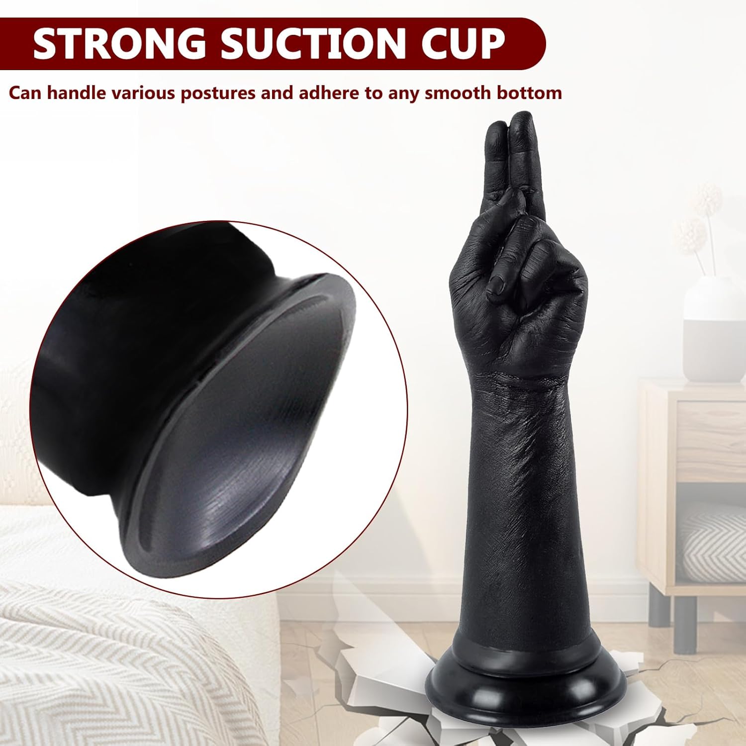 350 mm Giant Dildo XXL with Suction Cup, Extra Thick Dildos, Large Stretcher, Giant Dilo Tail Plug for Women Men XXL, Dilos Men's Butt Plug, SM Sex Toy for Couples, Extreme Sex – Bild 6