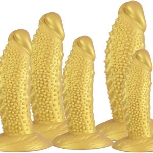 Liquid Silicone Realistic Monster Dildo with Suction Cup, Dildos for Vaginal & Sex, G-Spot & Prostate Stimulation, Detailed Glans Sex Toy for Women, Men, Couples (XL)