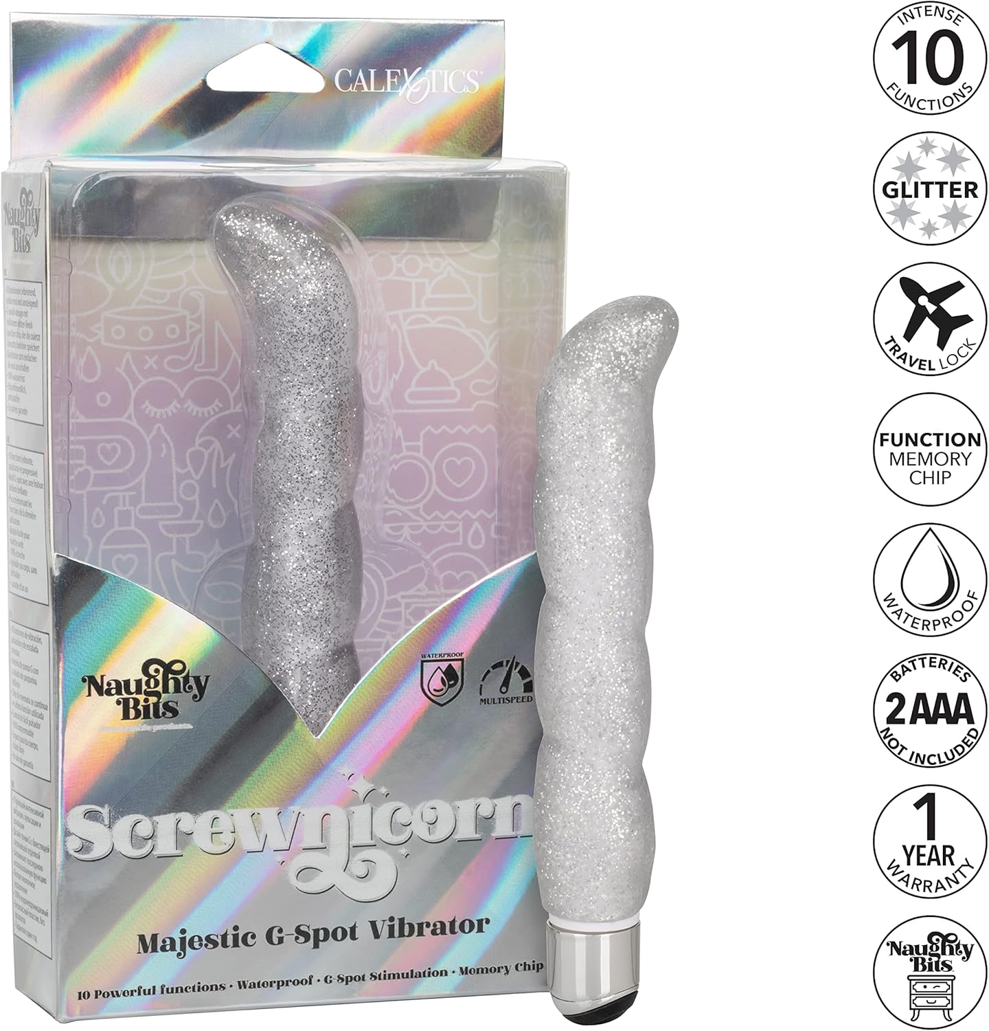CalExotics Screwnicorn G-Spot Vibrator 120g – Bild 3