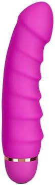 EIS Silicone G-Spot Vibrator, Skin-Friendly and Waterproof (IPX7), 20 Vibration Programmes, Flexible Shank, 17 cm