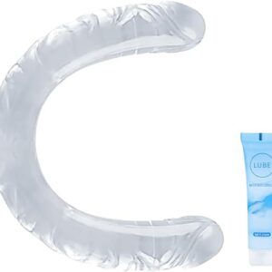 45 cm Double-ended Sex Toy for Women, Masturbator, Realistic Dildo with Suction Cup, Hands-Free Play, Body-Safe Material and Adult Sex Toy
