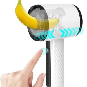 Huzoomt Electric Masturbator Cup Man Hands-Free Automatic Masturbators with 7 Modes Telescopic Function, Pocket Pussy Stroker Erotic Sex Toy for Men Pocket Pussy Masturb