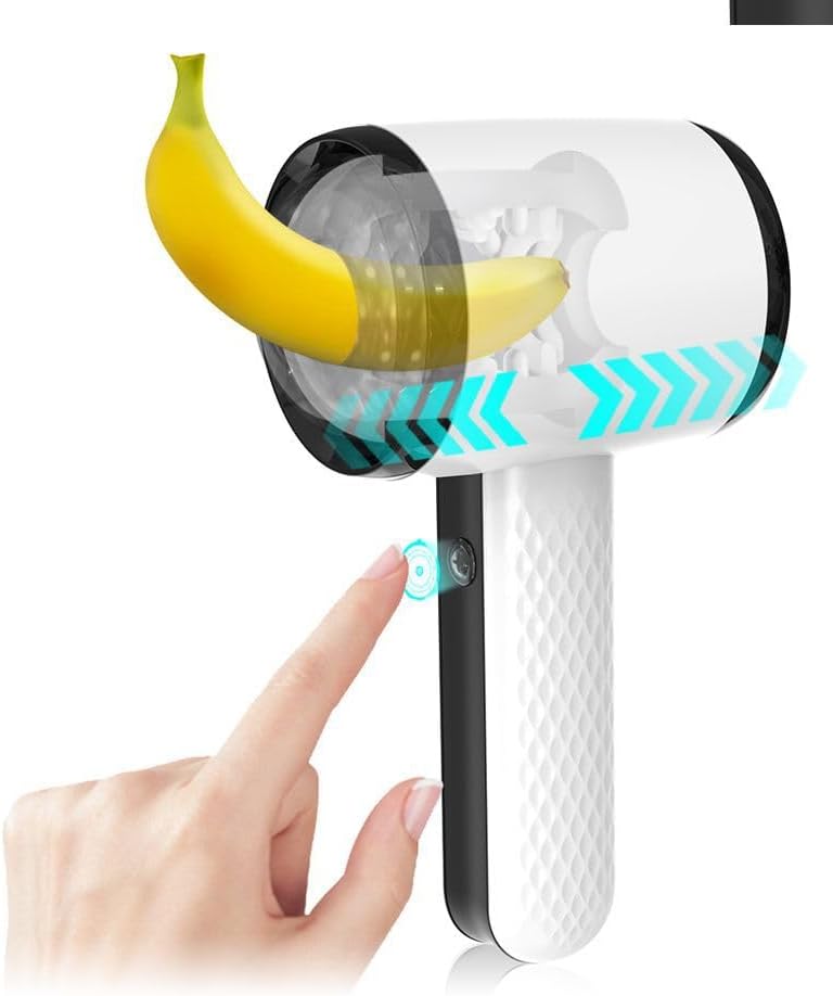 Huzoomt Electric Masturbator Cup Man Hands-Free Automatic Masturbators with 7 Modes Telescopic Function, Pocket Pussy Stroker Erotic Sex Toy for Men Pocket Pussy Masturb