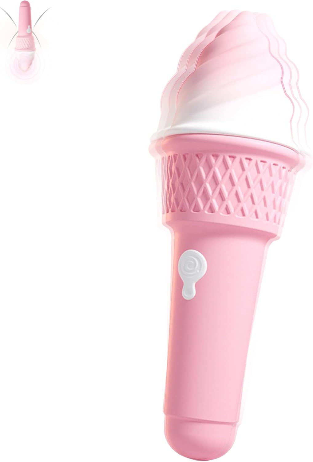Quiet Drill with G Spot Vibrator Set 12 Vibration Modes Skin-Friendly Silicone USB Magnetic Charge for Couples or as Sex Toy for Women Pink
