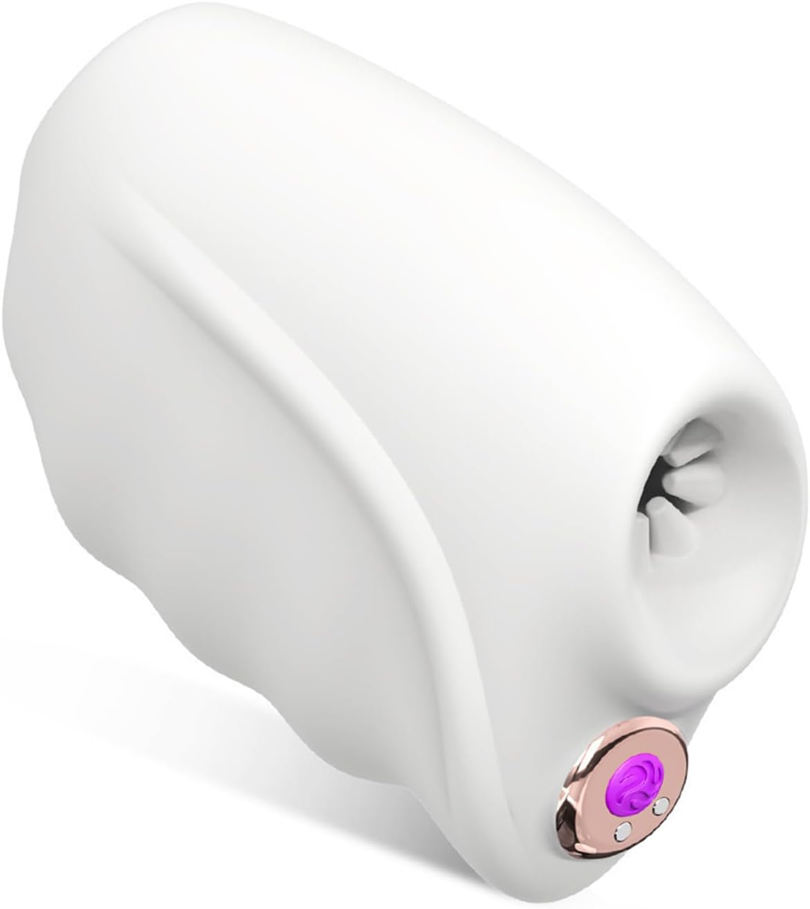 Electric Masturbator for Men, 9 Vibration Modes + Built-in 3D Concave Texture Design, Masturbator, Masturbation Sex Toy for Men (White)