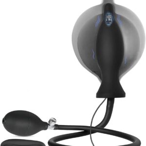 BDSMYEE Inflatable Plug, Butt Plug, Silicone Vibrator with Pump, Sex Toy, Diameter up to 10 cm, Dilator, Fetish, SM Prostate Massage for Women, Men, Couples