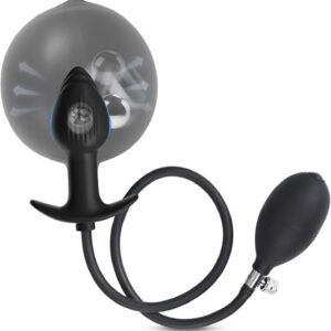 6.0 Inflatable Plug with Magnetic Suction Pump, Removable, Giant Dildo, Plug, Stretcher, Butt Plug, Plug for Women, Men, XXL, Balls, Butt Plug, Butt Plug, Butt