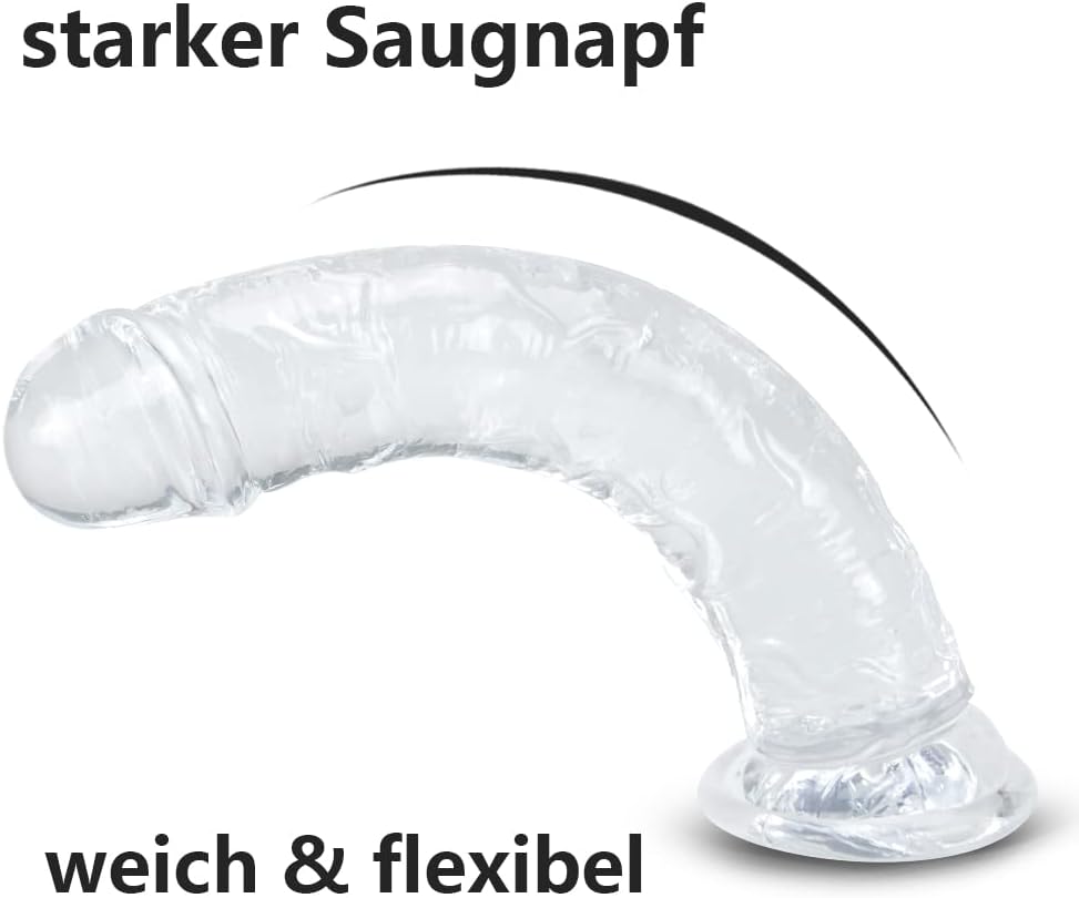 25 x 5 cm Large Big Dildo Sex Toy, Realistic Giant Dildo, Body-Safe Material, Penis with Suction Cup, Large for Hands-Free Couples, Play for Women or Men, Sex Toys – Bild 3