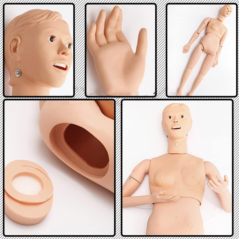 Multifunctional Nursing Training Medical Model Human Body Model Resuscitation Surgery Teaching Simulation Rubber Doll for Men and Women – Bild 7