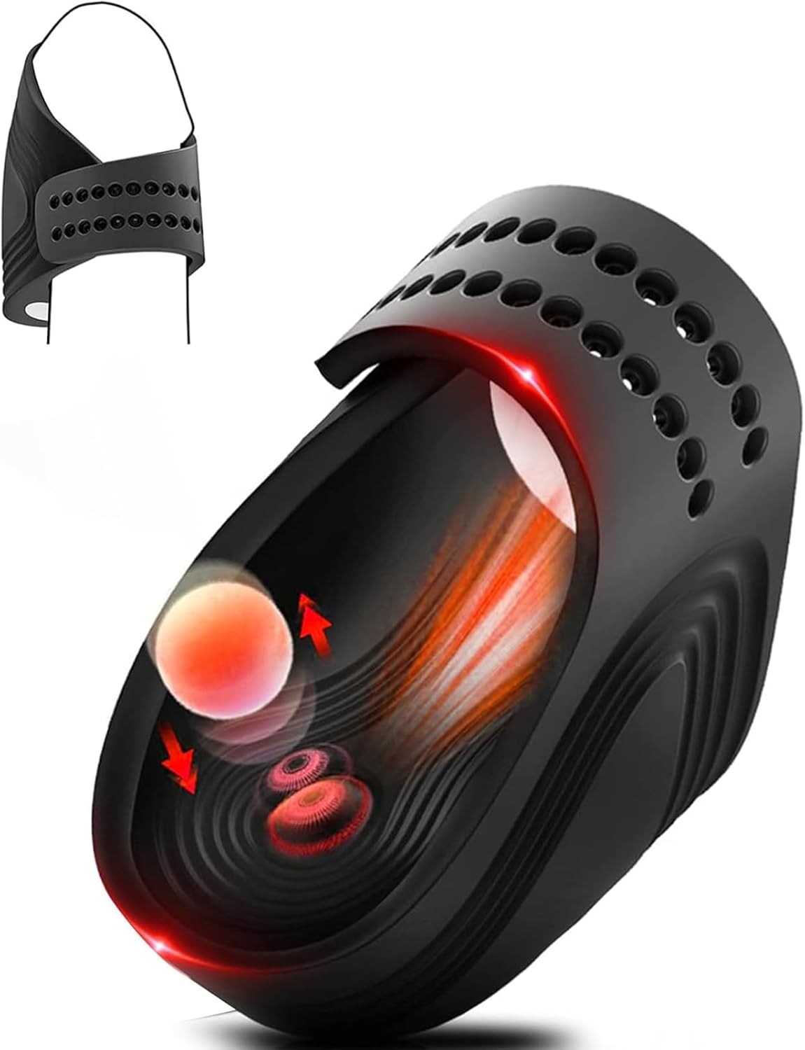 Electric Masturbator Trainer Vibrator Masturbating Men with 7 Vibration Modes 2 in 1 Sex Toys Stimulator Masturbators Sex Toy for Men Couples