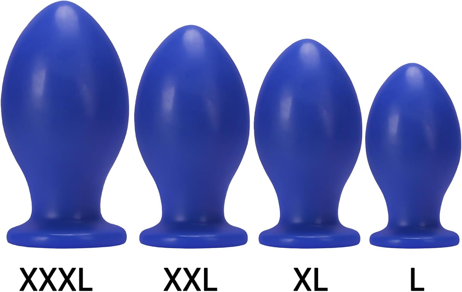 Giant Dildo, Plug, Butt Plug, Balls (L - XXXXL 5 Sizes), Blue Stretcher, Rugby Plug, Gay Sex Toy for Men, Butt Plug, Butt Plug, Shower Beads, Dildo Dilators (Blue, XXL) – Bild 7